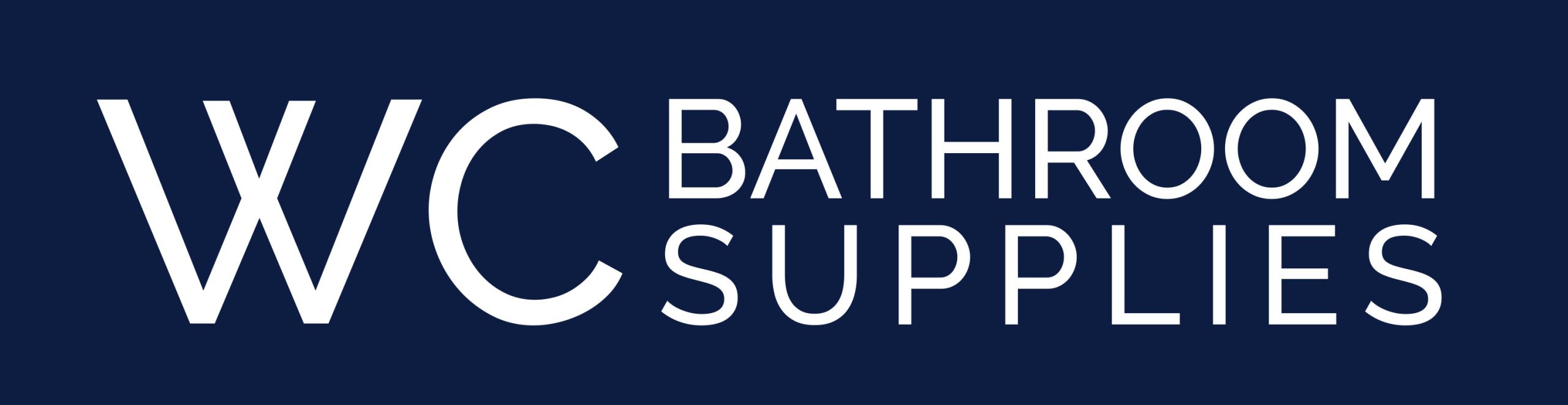 WC BATHROOM Supplies Logo White